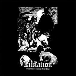 Luciation 'Infernalistic Flames of Luciftias' CD cover